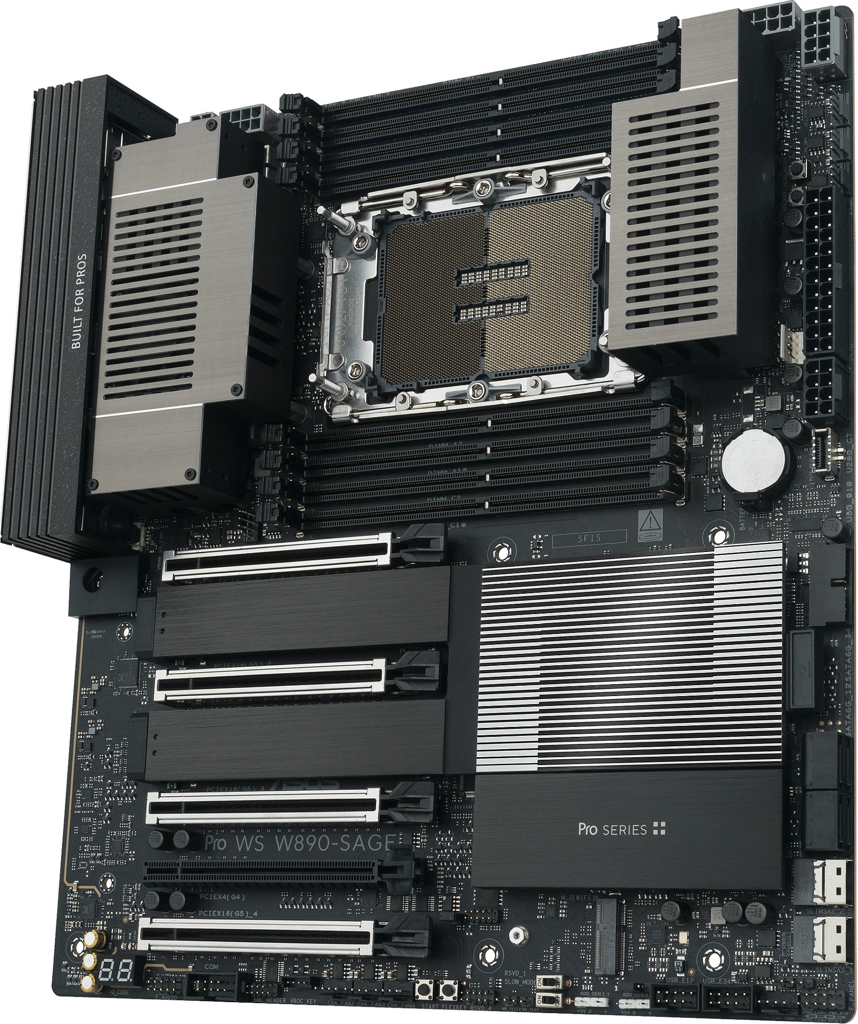 Pllakë amë ASUS Pro WS W890-SAGE, LGA 4710-2, DDR5 ECC, PCIe 5.0