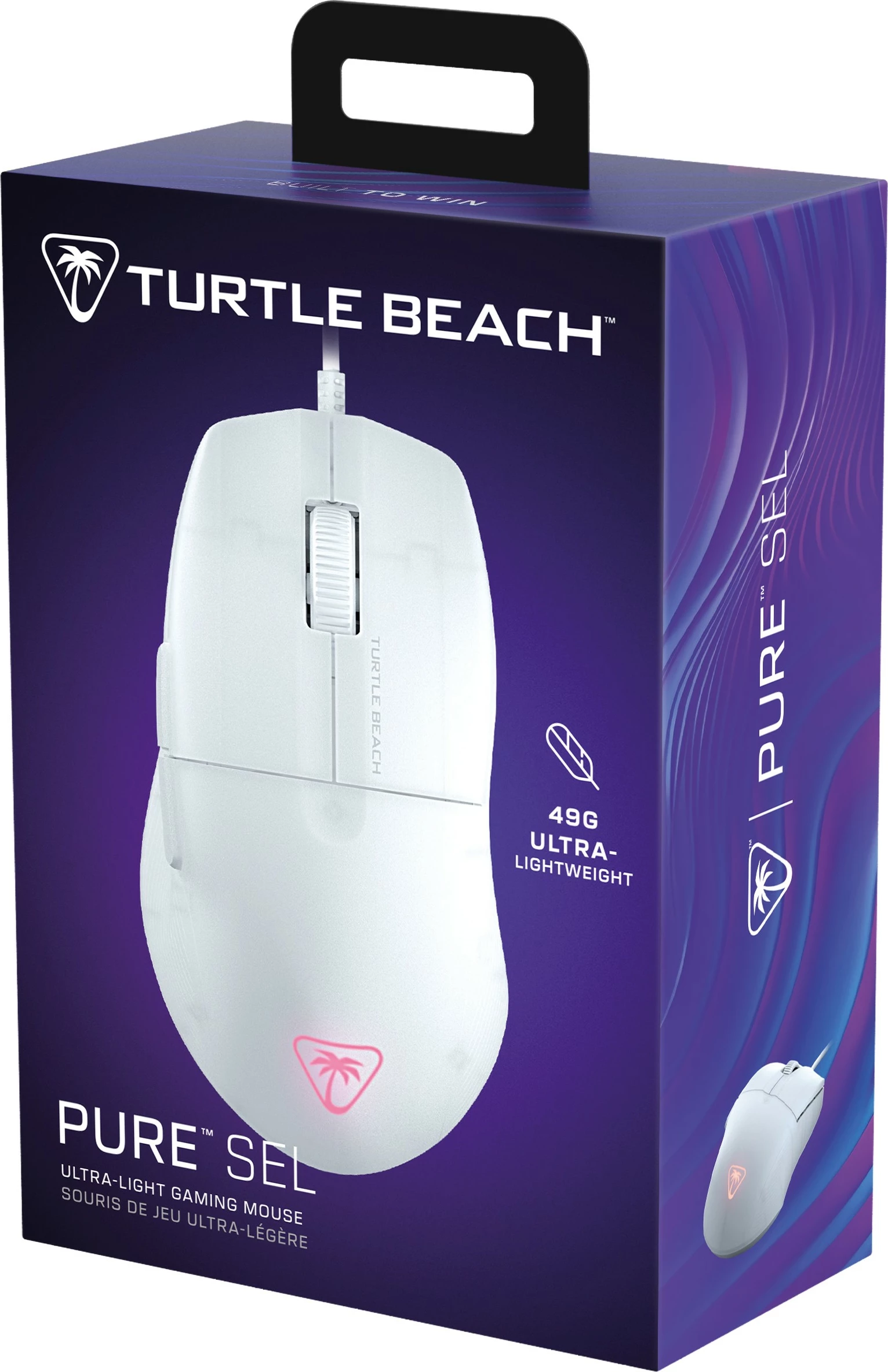 Maus gaming Turtle Beach Pure SEL, 8000 DPI, RGB, i bardhë