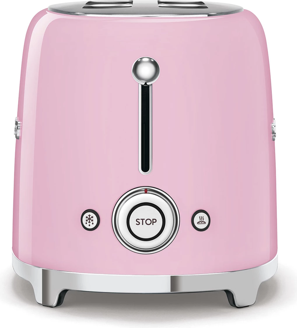 Toster Smeg TSF02PKEU 1500W 4 feta/2 slota, Pink