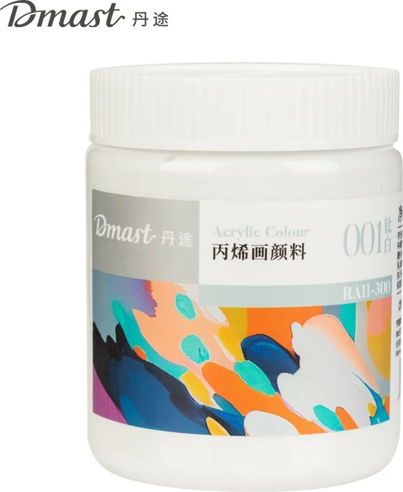 Deli Ngjyre Akril 100Ml 001 Titanium White