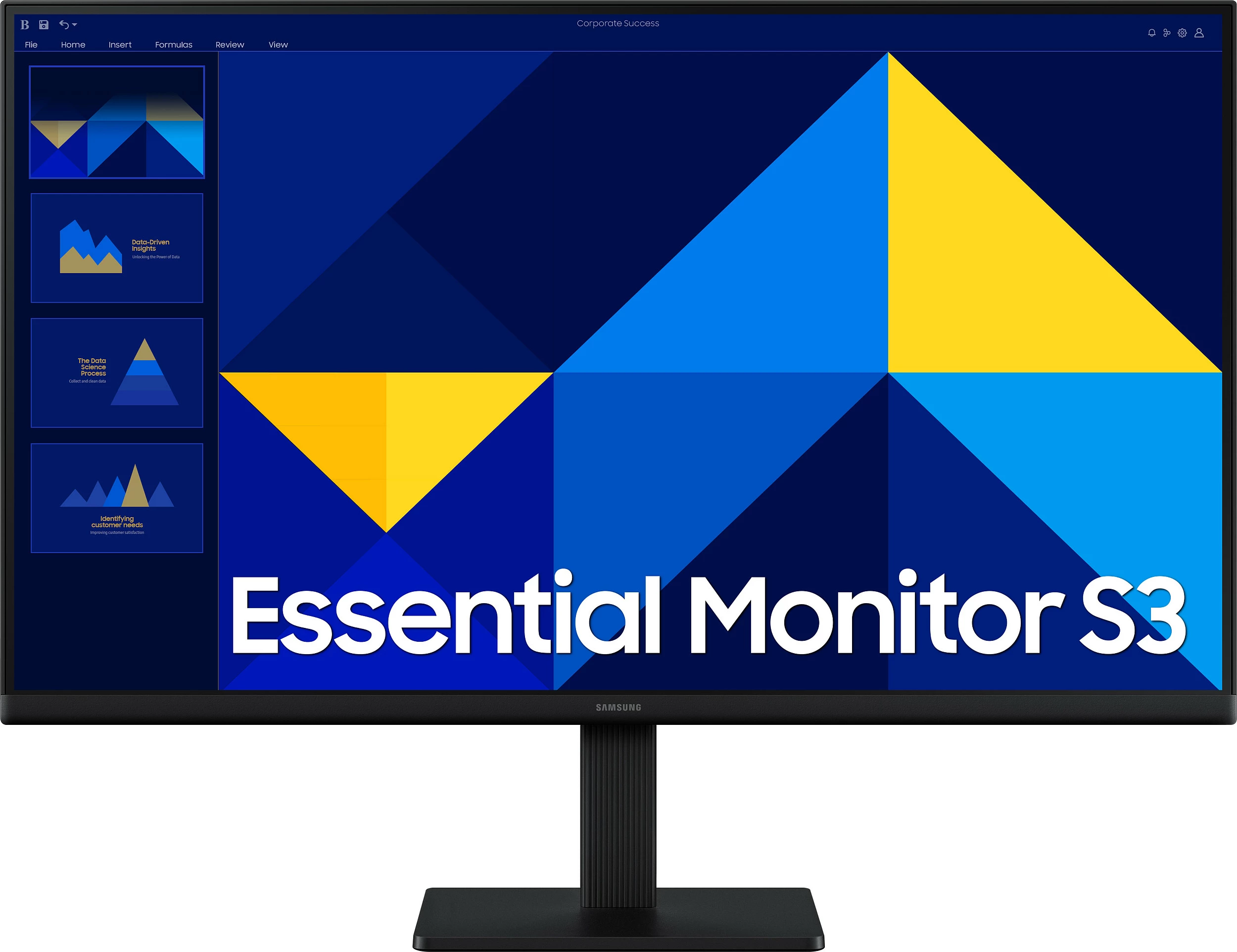 Monitor Samsung S30GD Essential S3, 24" Full HD, HDMI, 5 ms, i zi