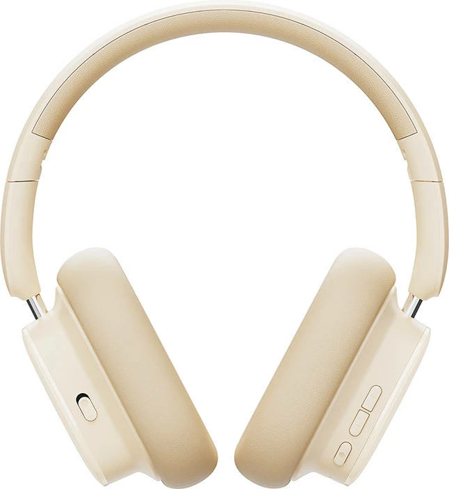 Kufje wireless Baseus Bowie H1i, ANC, Bluetooth 5.3, 40mm, Hi-Res Audio, deri 100h bateri, USB-C, të bardha
