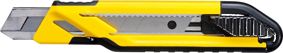 Thikë prerëse snap-off 18mm Stanley STHT10266-0, autolock, me 3 tehe rezervë, e verdhë/zezë