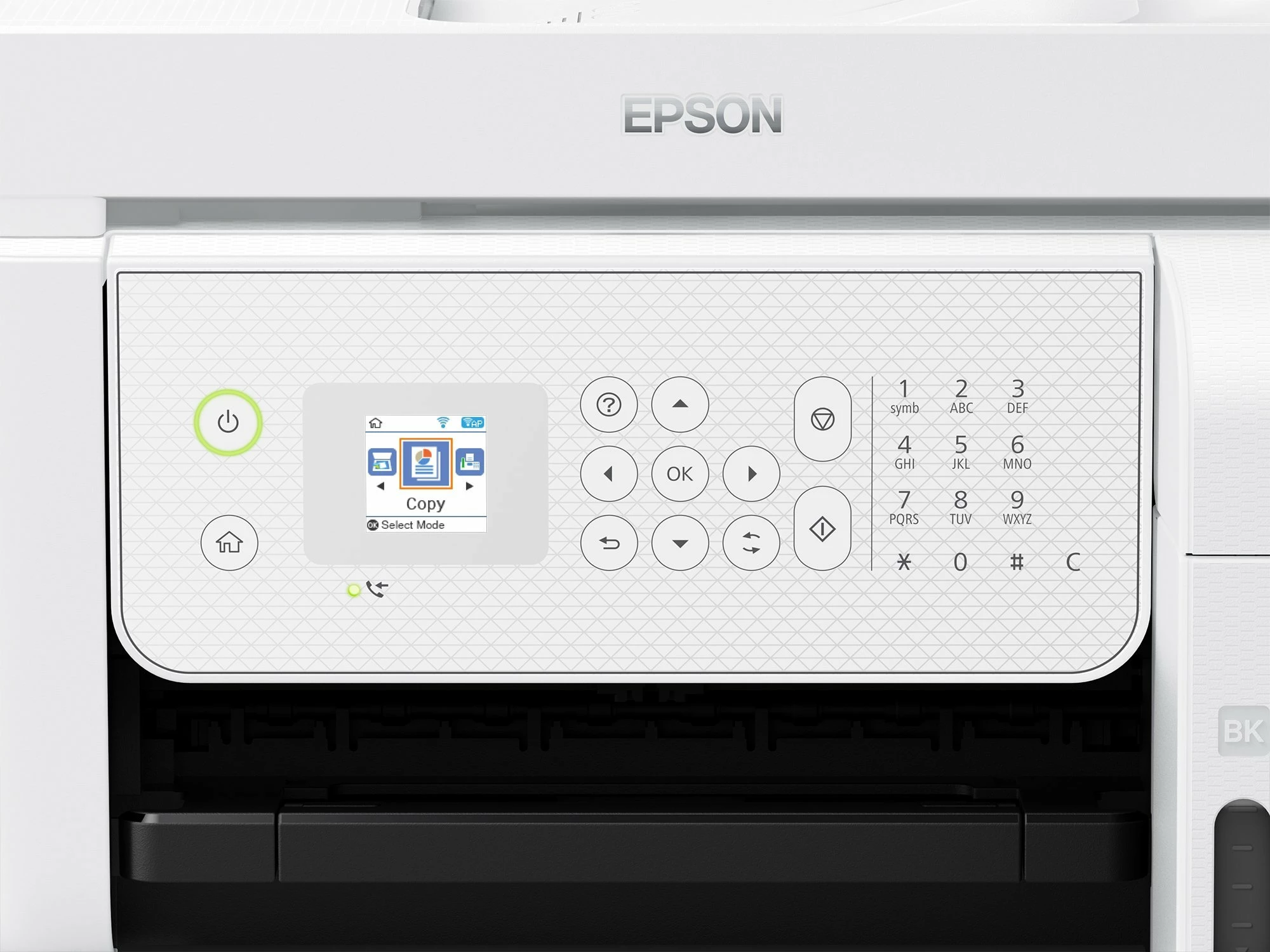 Printer multifunksional inkjet Epson EcoTank L5316 A4 CISS Wi‑Fi/Ethernet me ADF dhe fax, i bardhë