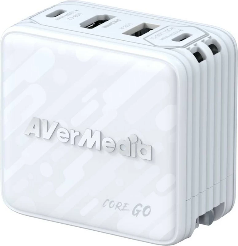 Karikues universal AVerMedia Core GO GC313, 100W, GaN, HDMI, i bardhë