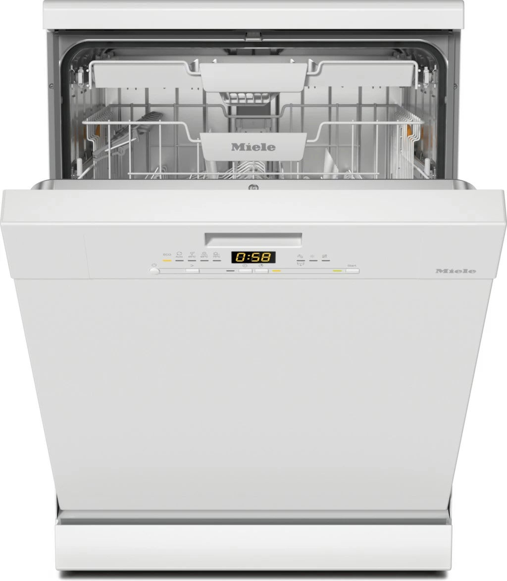 Lavastovilje Miele G 5611 SC Active, 14 servise, me qëndrim të lirë, klasa A, e bardhë