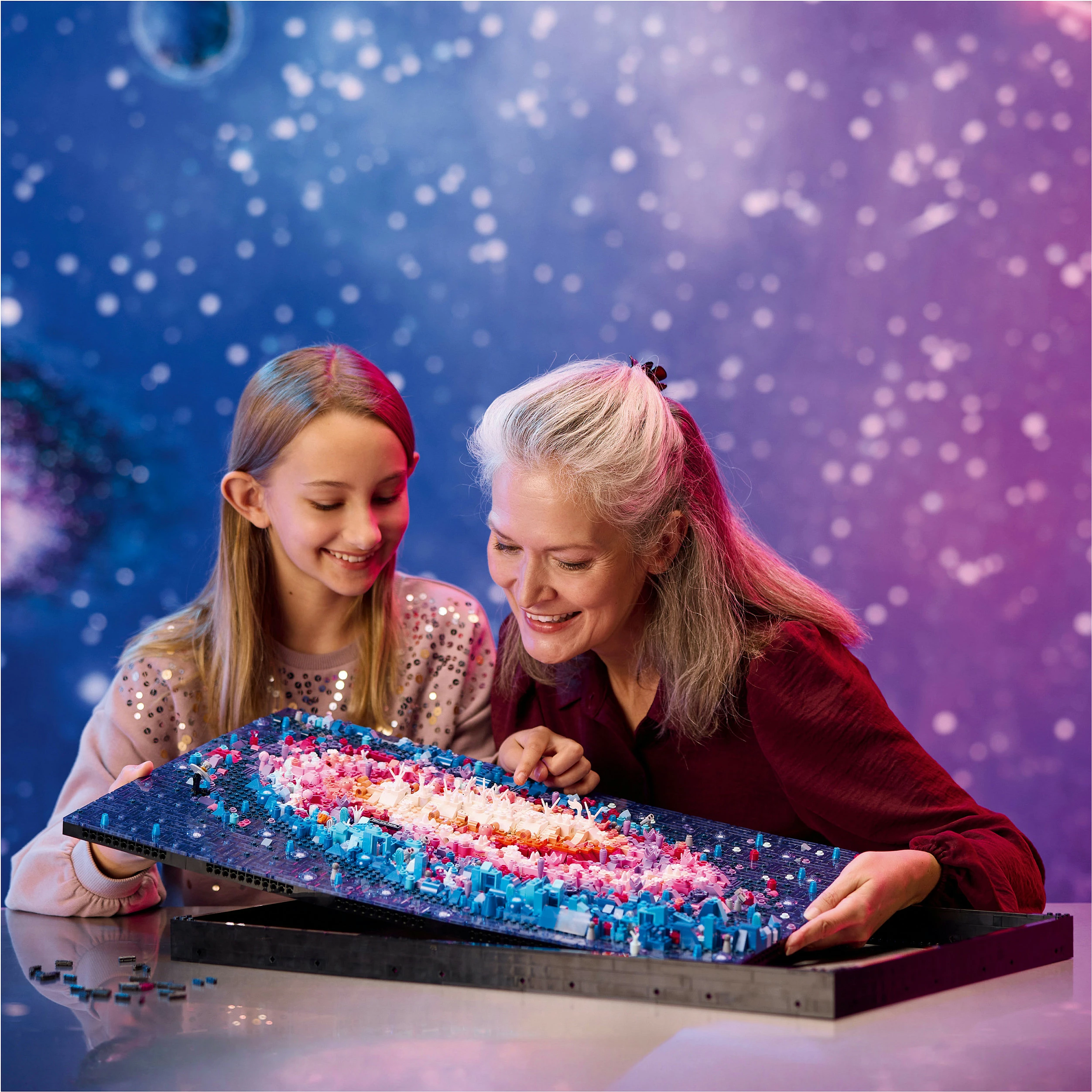 Set LEGO Galaxie Milky Way 31212, 3091 pjesë, mozaik dekorativ
