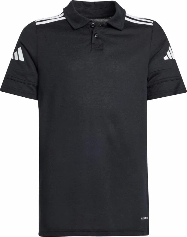 Maicë polo për fëmijë adidas, e zezë