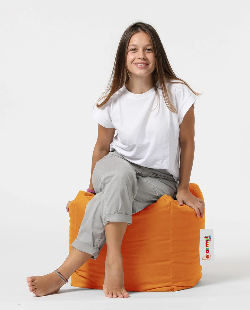 Puf kopshti katror, portokalli, Atelier del Sofa