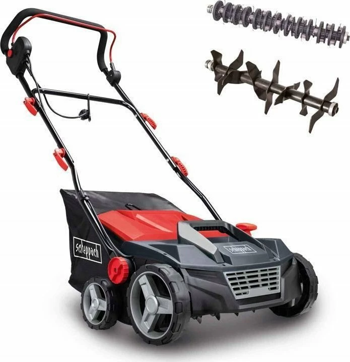 Vertikutues elektrik Scheppach SC38 1600 W, 38 cm, qese 45 L