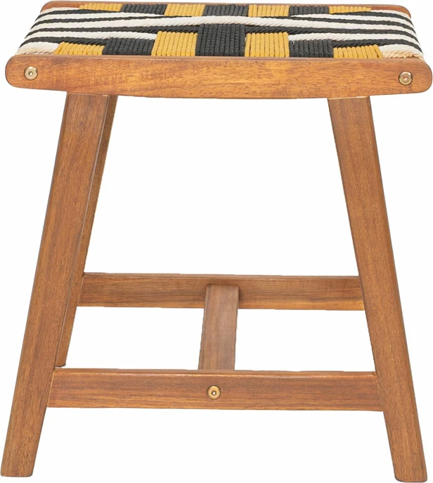 Stool Verano, shumëngjyrësh, natyral, 45x40x40