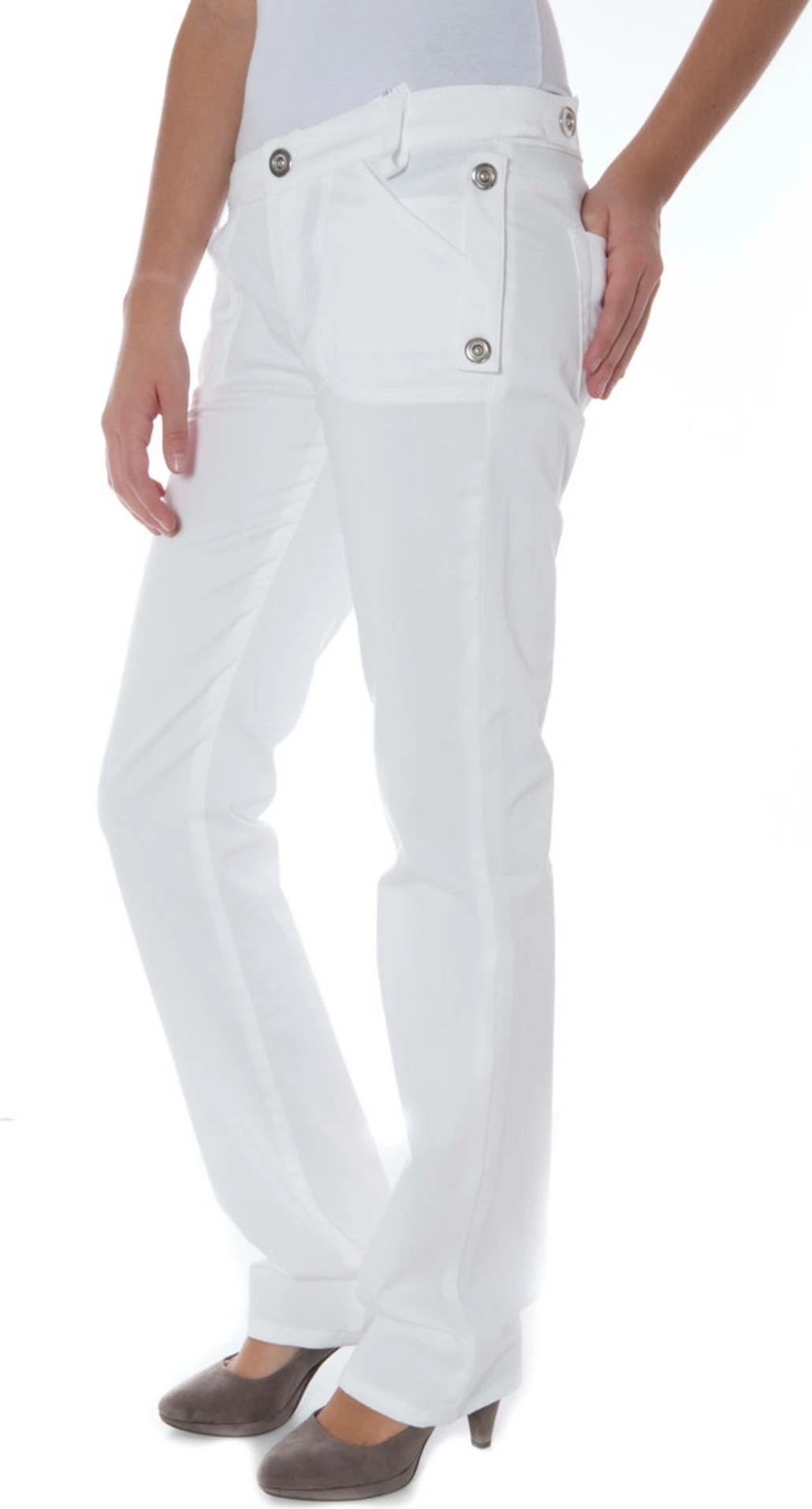 Pantallona PHARD femra, të bardha