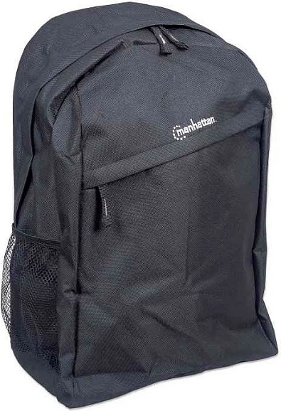 Çantë shpine Manhattan Knappack 15.6", e zezë, lehtë, xhep për laptop