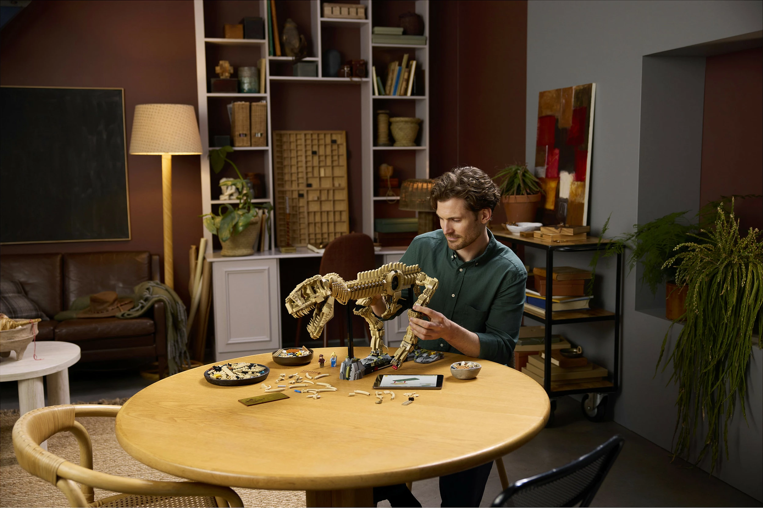 Set ndërtimi LEGO Jurassic World 76968 Dinosaur Fossils: Tyrannosaurus Rex, 3145 copë, Shumëngjyrësh