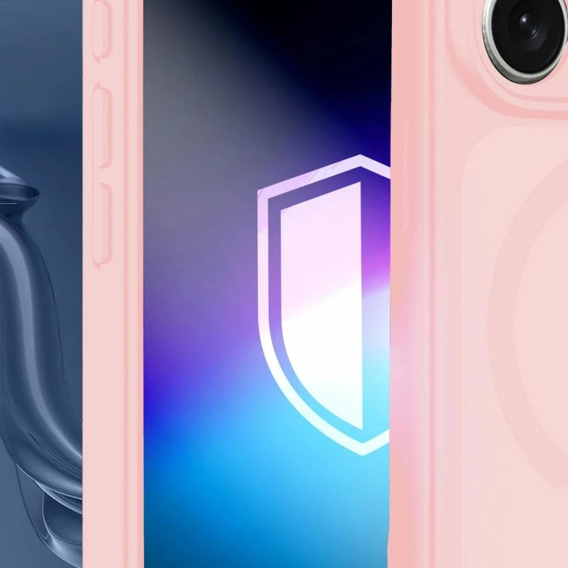 Maskë telefoni 3mk Misty MagCase për iPhone 16E/17E, rozë