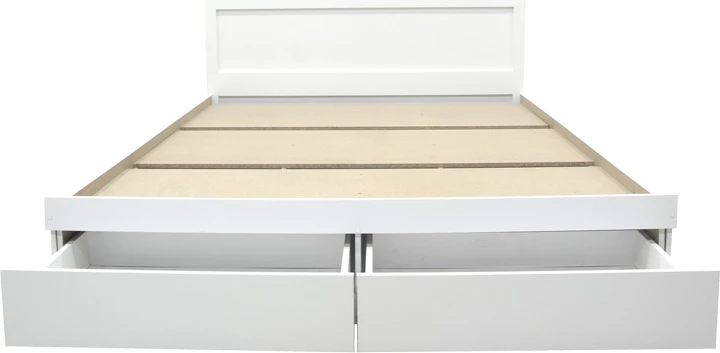 Krevat Olympus me sirtar, ngjyrë e bardhë, 120x200cm