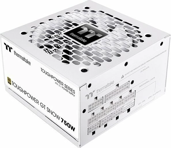 Furnizues rryme Thermaltake Toughpower GT Snow PS-TPT-0750FNFAGE-W 750W ATX 3.1 80 Plus Gold, i bardhë