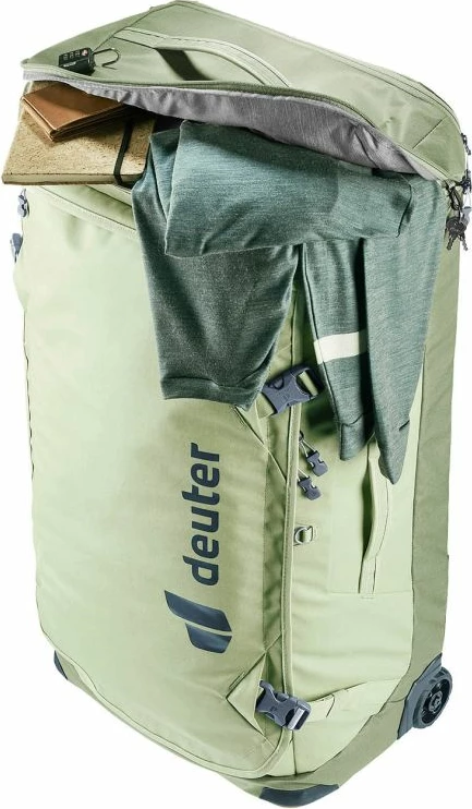 Çantë udhëtimi Deuter Duffel Pro Movo 90 3501225-1213, mineral-grove