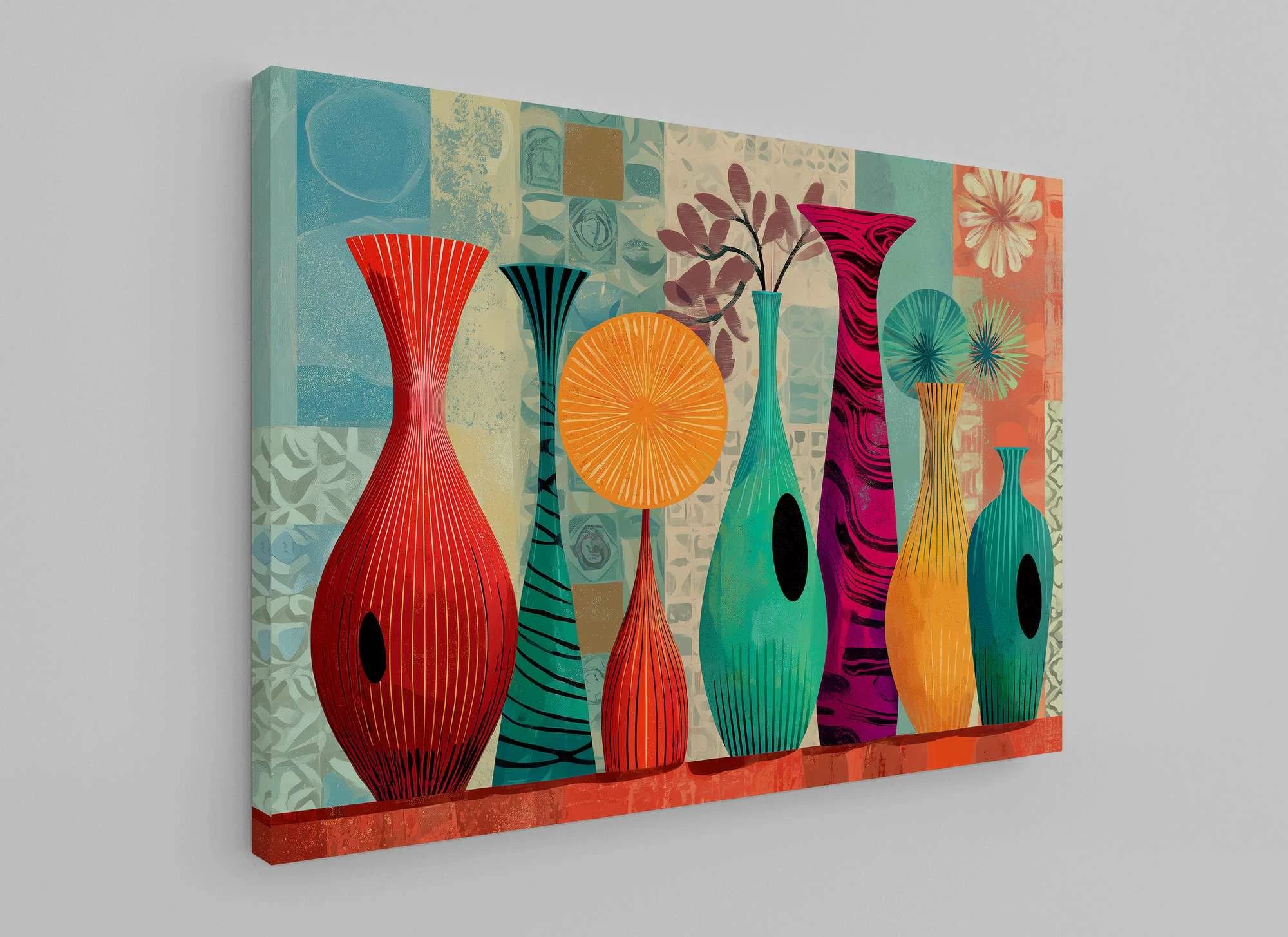 Pikturë dekorative në kanavacë, shumëngjyrëshe, Wallity, HM_CNVS26-12, 50x70cm