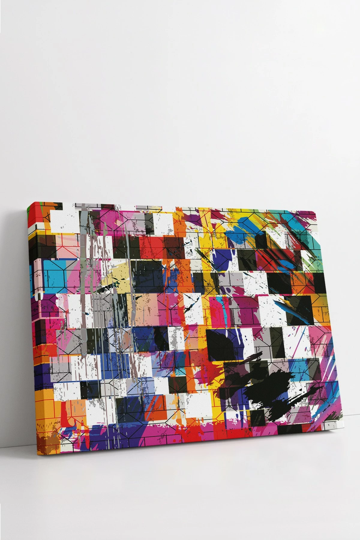 Pikturë dekorative në kanavacë, shumëngjyrëshe, Wallity, Ersyfdc88, 70x100cm