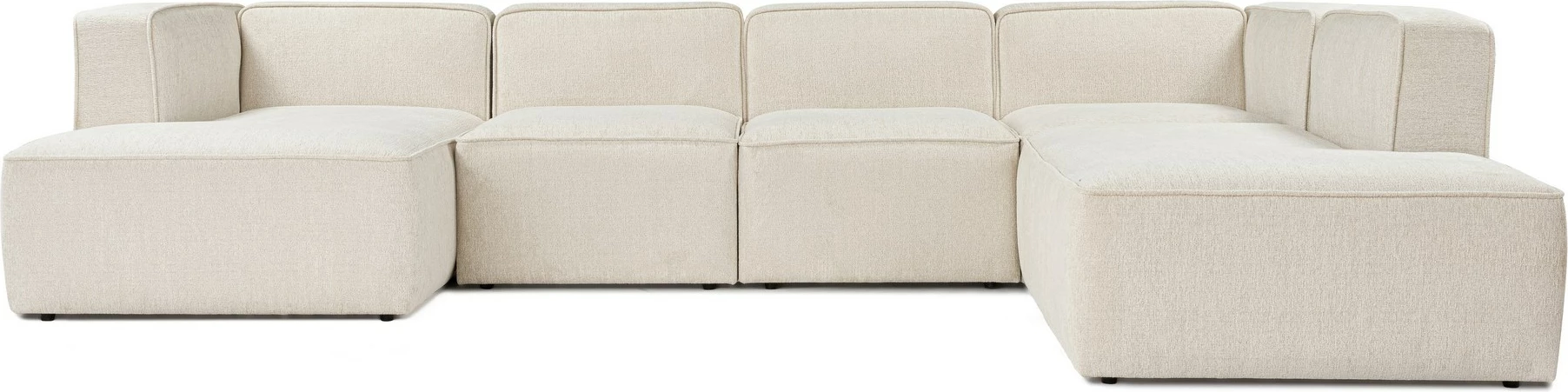 Këndore Atelier del Sofa More M (M5-M1-M1-M2-M3), krem