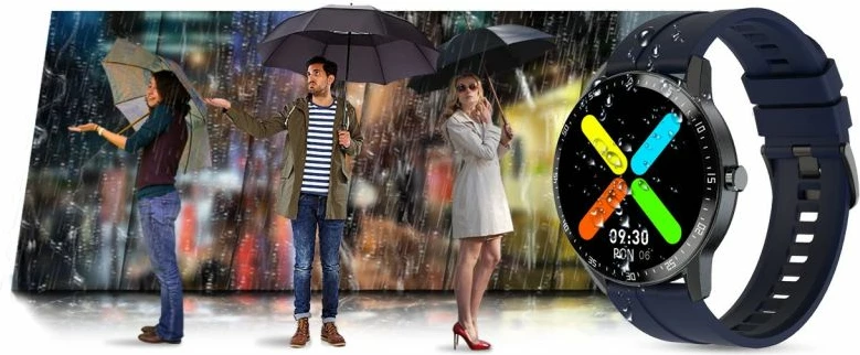 Smartwatch unisex G.ROSSI, zi e kaltër