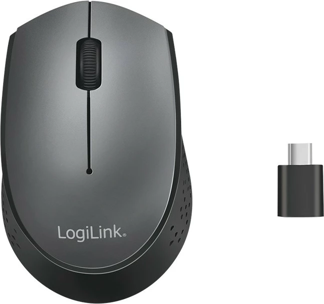 Maus LogiLink ID0160 2.4GHz USB-C optik 1200 DPI, e zezë