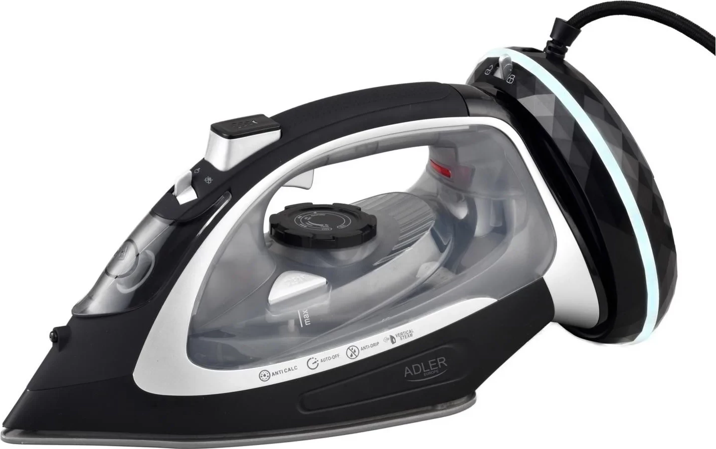 Hekur Adler AD 5043, 2800W, pa kabllo, zi-gri