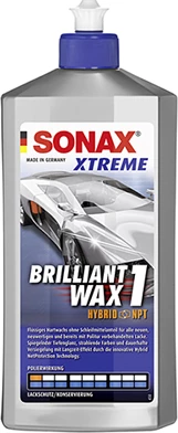 Dyll i lëngshëm SONAX Xtreme Wax Briliant 1, 250 ml