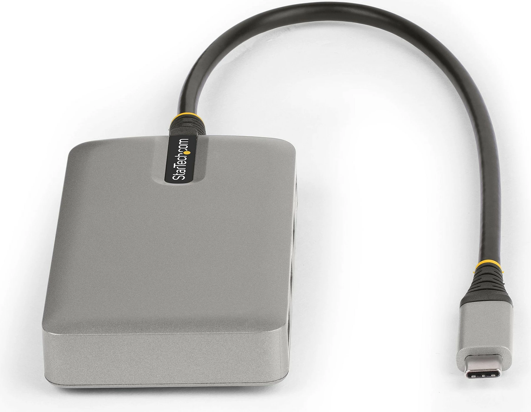 Hub USB-C StarTech 4-Port, 3x USB-A + 1x USB-C me DP Alt Mode 4K 60Hz, PD 100W, 10Gbps, gri