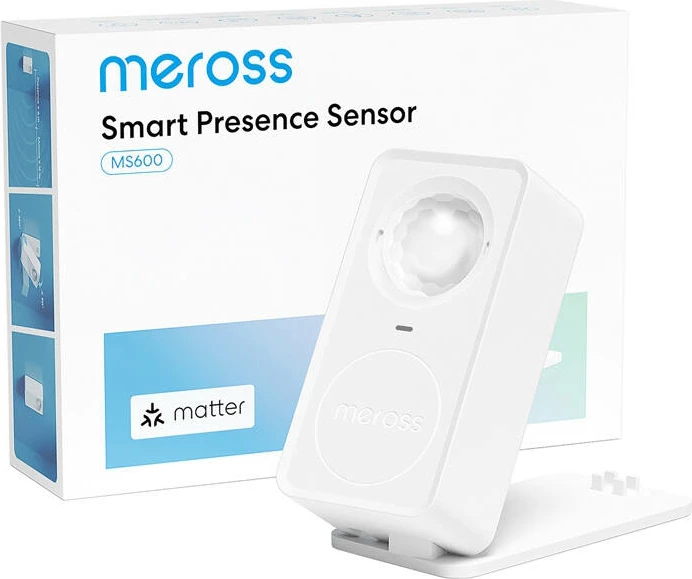 Sensor i mençur pranie Meross MS600, WiFi, Matter, i bardhë