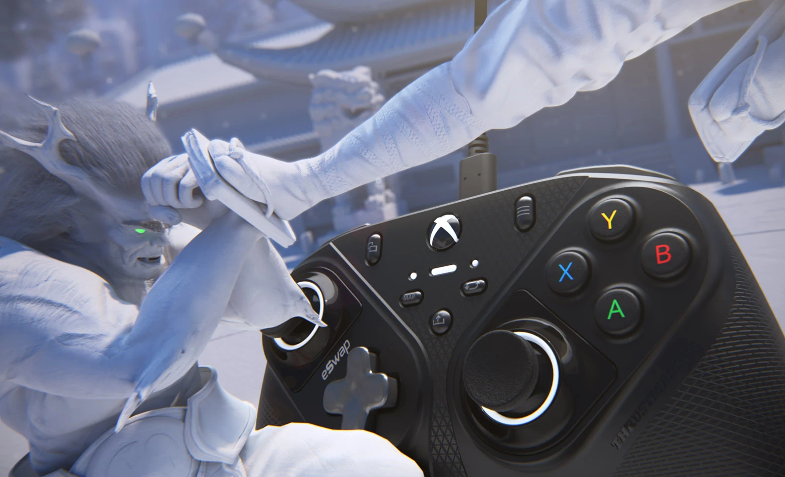 Kontroller loje Thrustmaster ESWAP S Pro, USB-C me kabllo, për Xbox Series X|S/Xbox One/PC (Windows 10/11), i zi