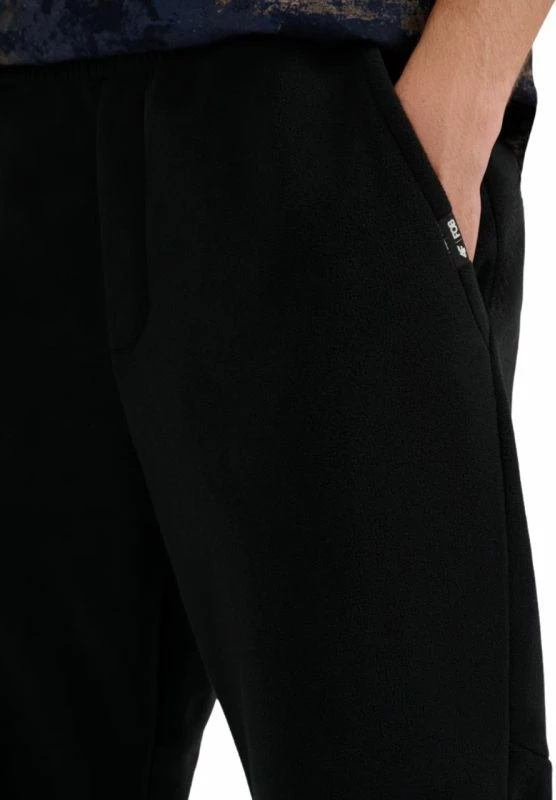 Pantallona sportive për meshkuj 4f, të zeza