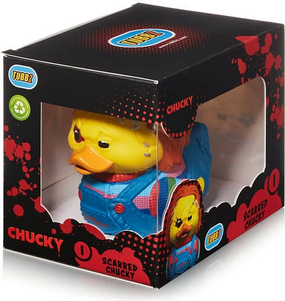Figurinë koleksionuese TUBBZ Chucky Scarred Chucky, 9 cm, multicolor
