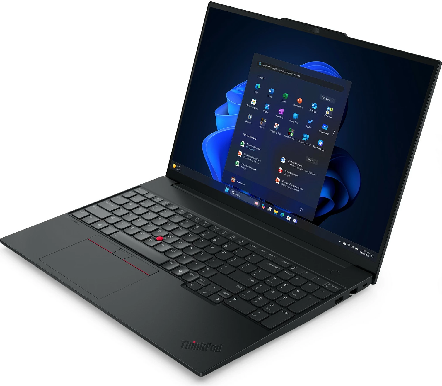 Laptop Lenovo ThinkPad E16 G3 22AY, Core Ultra 5 228V, 32GB RAM, 512GB SSD, 16" WUXGA, Windows 11 Pro, i zi
