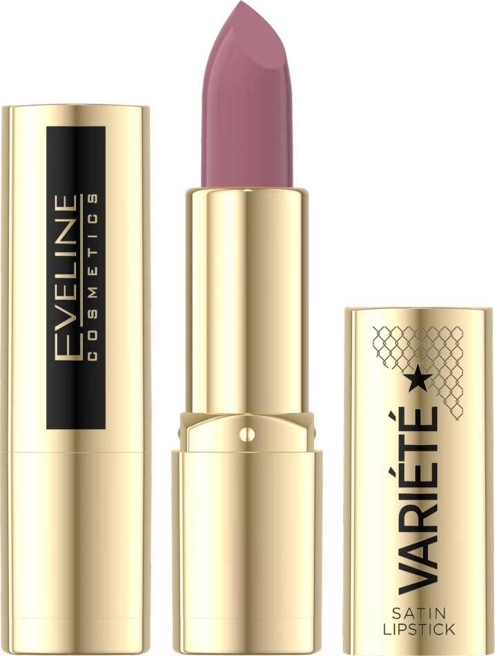 Buzëkuq krem Eveline Cosmetics Variety Satin Lipstick Stick 05 për femra, 4g