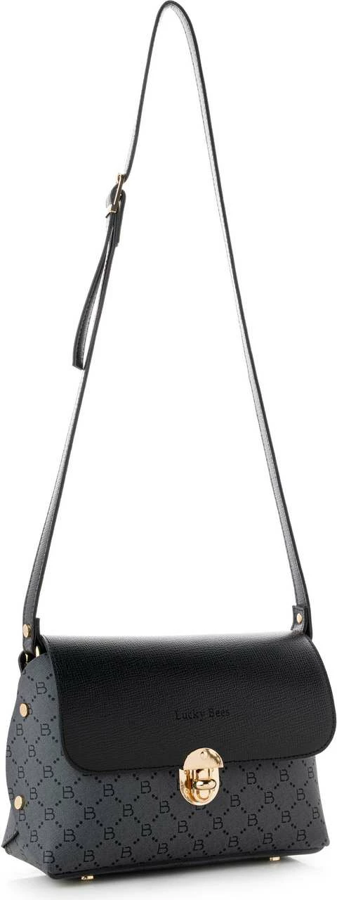 Çantë crossbody Lucky Bees, 1278, e zezë, gri