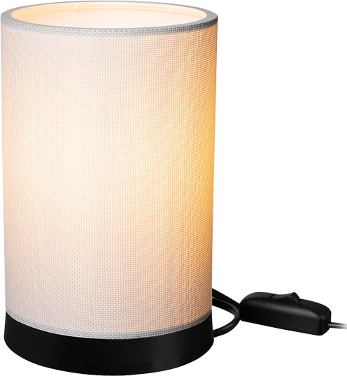 Llambë tavoline Fana pvc ngjyrë krem D14x21cm