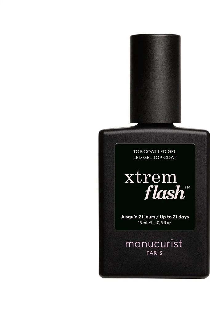 Top coat për thonj Manucurist Xtrem Flash për femra, 15ml
