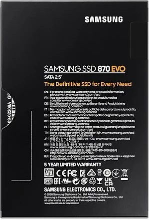 SSD Samsung 870 EVO, 500 GB, 2.5", SATA III, i zi