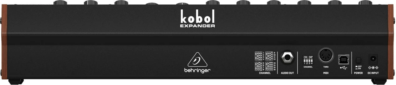 Sintetizator analog gjysmë-modular Behringer Kobol Expander, i zi