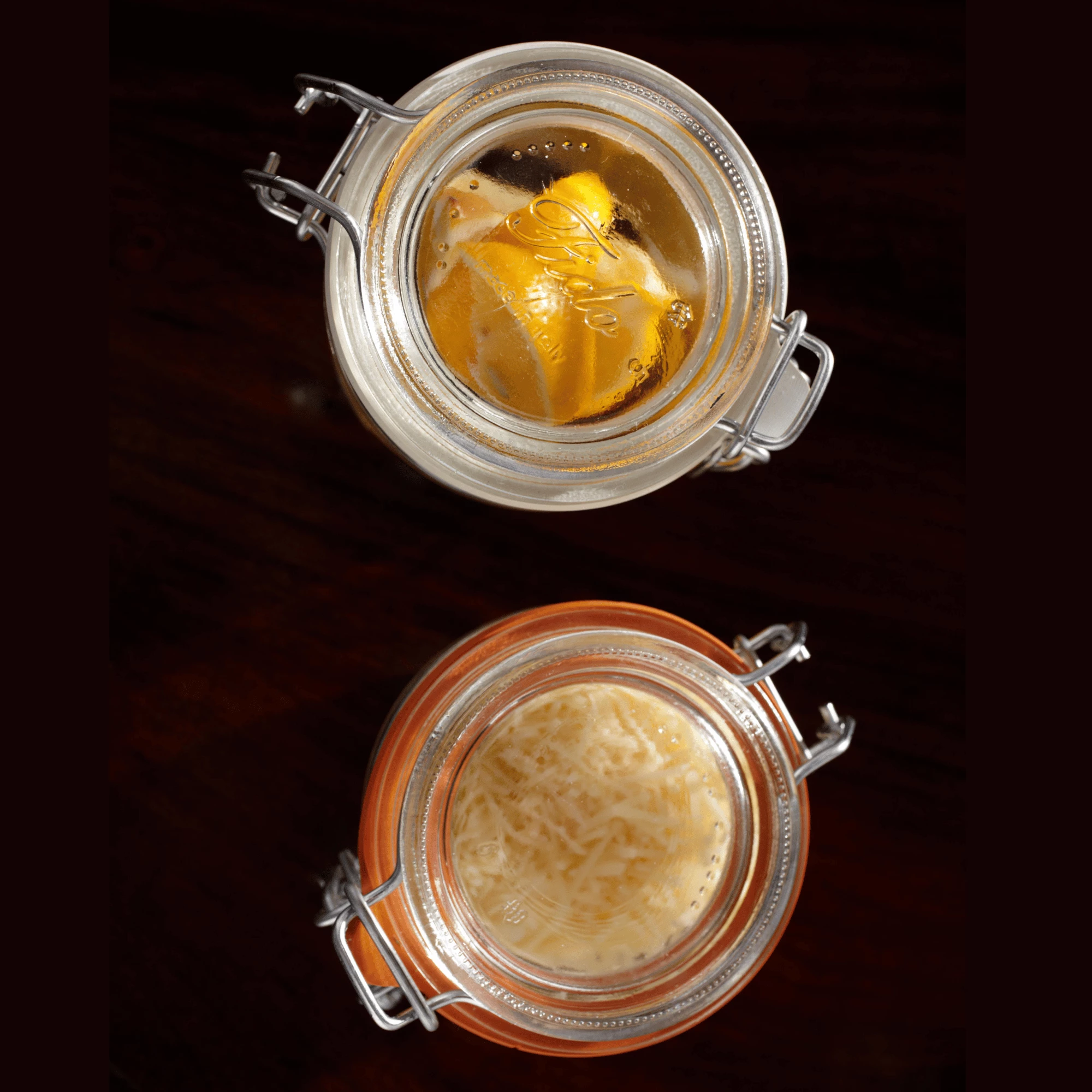 Kavanoz qelqi Bormioli Rocco Fido 200 ml, me kapak hermetik, set 6 copë