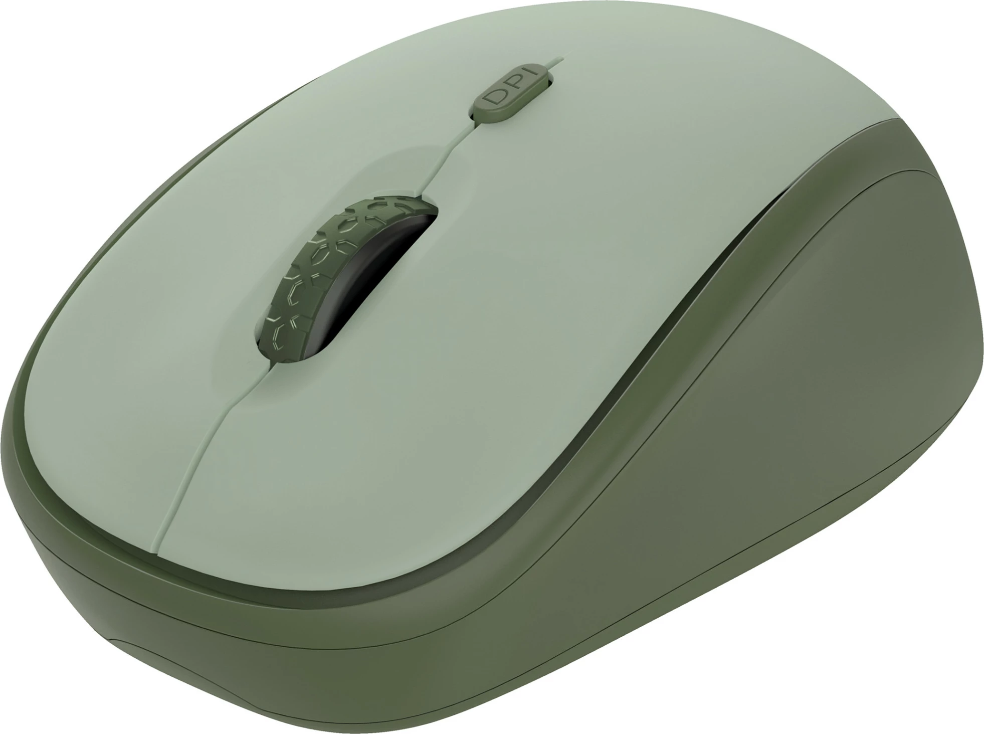 Maus Trust Yvi+, wireless RF 2.4GHz, 1600 DPI, i zi/jeshil