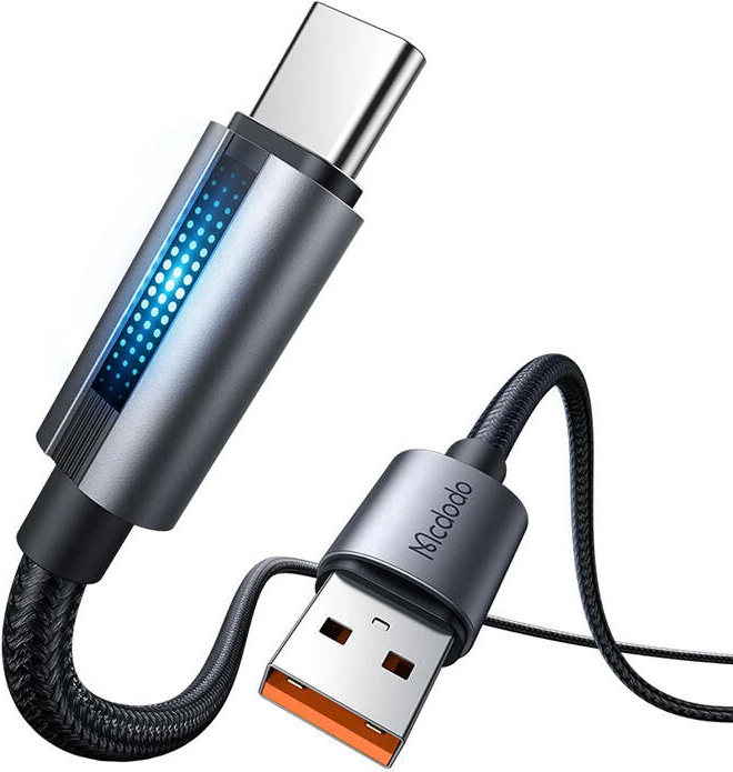 Kabllo Mcdodo CA-5180 USB-A në USB-C, 1.2m, e zezë