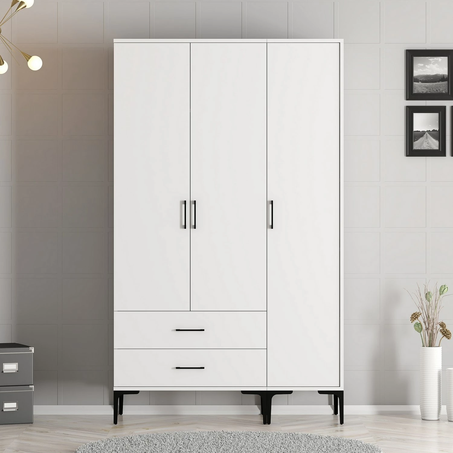 Dollap Skye Decor, Kumsal ST, i bardhë