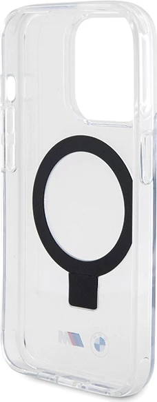 Mbështjellës BMW Ring Stand M Collection MagSafe për iPhone 15 Pro, Transparent