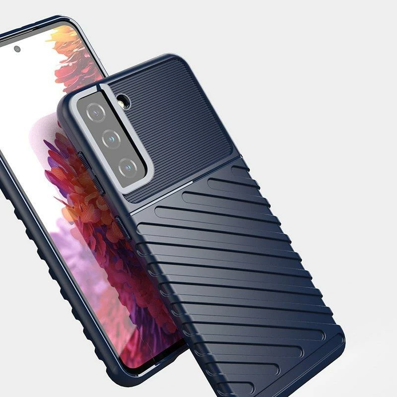 Mbështjellës Hurtel Thunder Case për Samsung Galaxy S22+, i zi