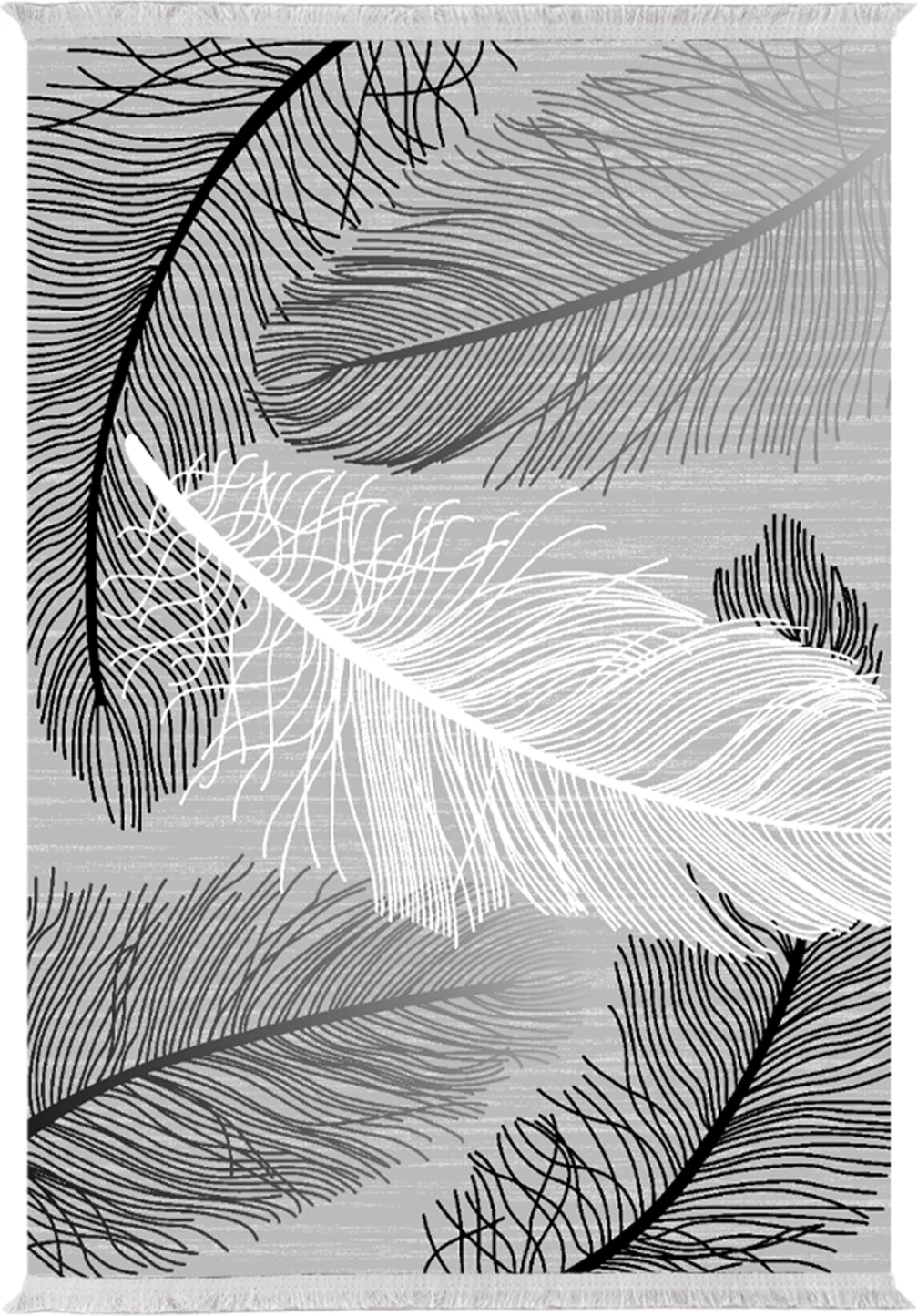 Tepih për dhomë ndeje me fransha, JOSIANE, FH7723.38, 180x280