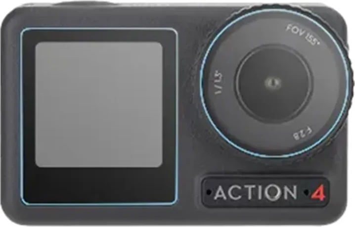 Set xhama të kalitur mbrojtës Sunnylife OA4-BHM668 për DJI Osmo Action 4, 9H, 0.33 mm, transmetim 99%, set 6 pjesë