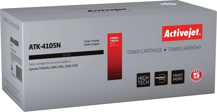 Toner zëvendësues Activejet ATK-4105N për printerët Kyocera, 15000 faqe, i zi